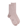 Women's soft cotton socks with soft edges - Beige