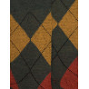 Merino Wool knee-high socks with Diamond Pattern - Thuja and Henna | Doré Doré