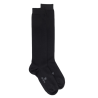 Women's fine gauge egyptian cotton socks - Black