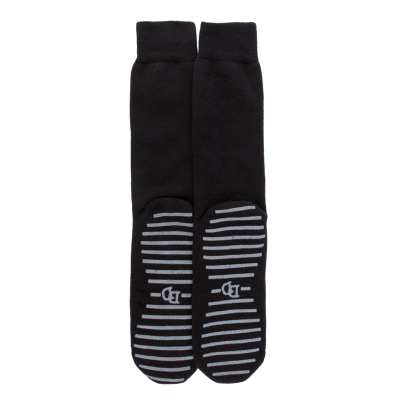 Non-slip men's ankle socks – Black | Doré Doré