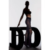 40 denier satin tights - Black | Doré Doré