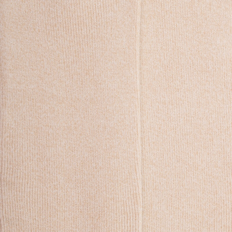 Men's elastic-free ribbed egyptian cotton socks - Beige Linen | Doré Doré