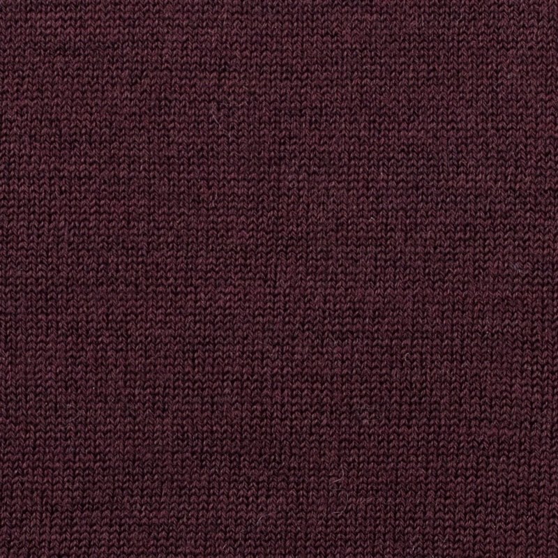 Women's plain wool tights - Aubergine | Doré Doré