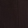 Men's merino wool ribbed socks - Chocolate brown | Doré Doré
