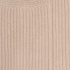 Men's 100% mercerised cotton lisle ribbed socks - Beige | Doré Doré