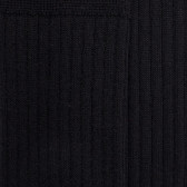 Men's merino wool ribbed knee-high socks  - Black | Doré Doré