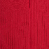 Men's 100% mercerised cotton lisle ribbed socks - Red | Doré Doré