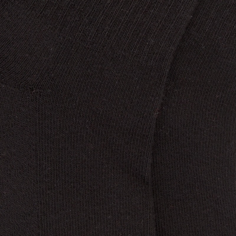 Men's sport sneaker socks with terry sole  - Black | Doré Doré