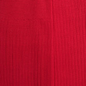 Men's pure cotton lisle ribbed knee-high socks - Red | Doré Doré