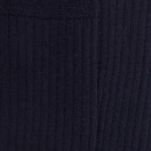Men's 100% merino wool ribbed socks - Dark blue | Doré Doré