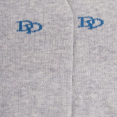 Children's invisible socks with non slip effect - Grey | Doré Doré