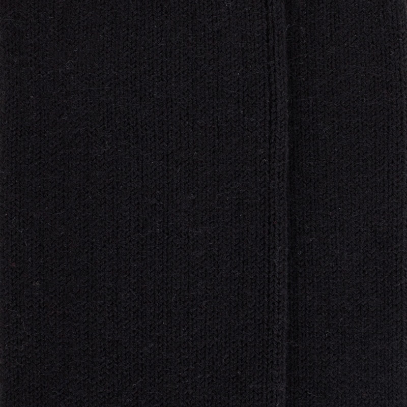 Thick ribbed merino wool socks - Black | Doré Doré