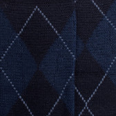 Men's long wool socks patterned in three colors - 40 | Doré Doré