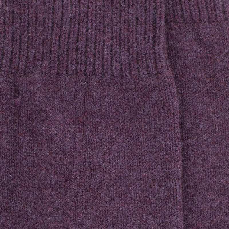 Women's wool and cashmere socks - Purple | Doré Doré