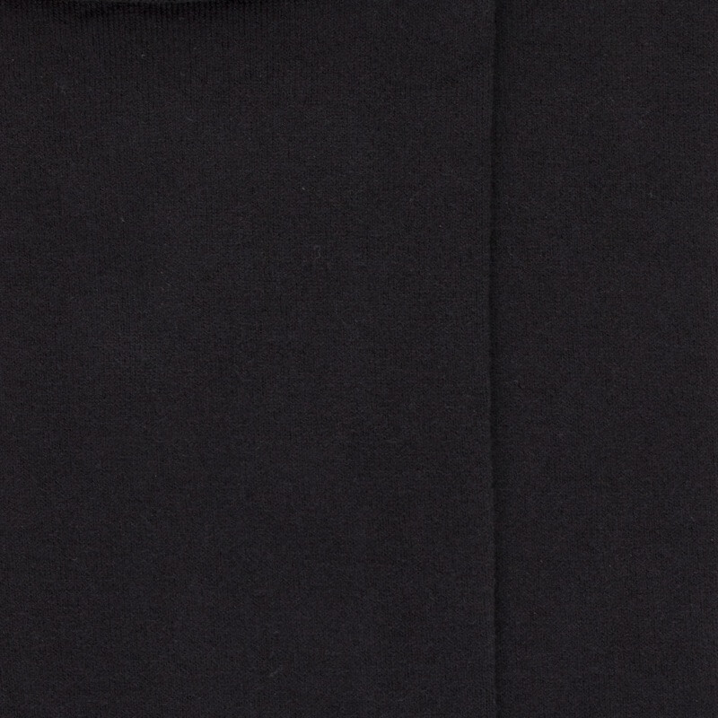Women's soft cotton socks with rolled edges - Black | Doré Doré
