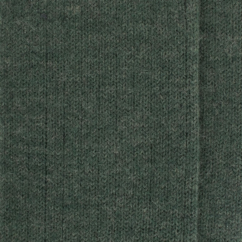 Thick ribbed merino wool socks - Thuja Green | Doré Doré