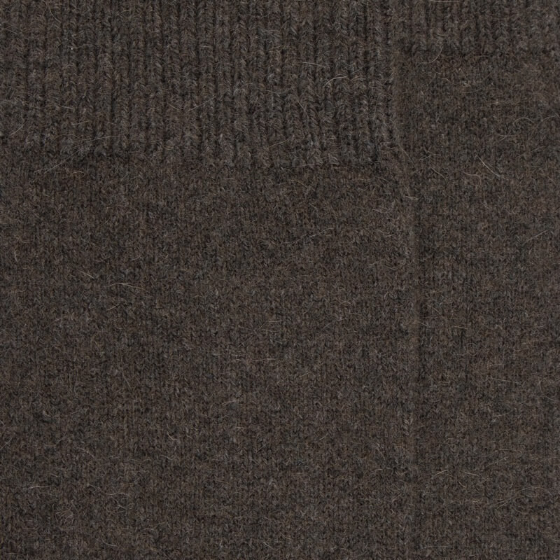 Women's wool and cashmere socks - Dark khaki | Doré Doré