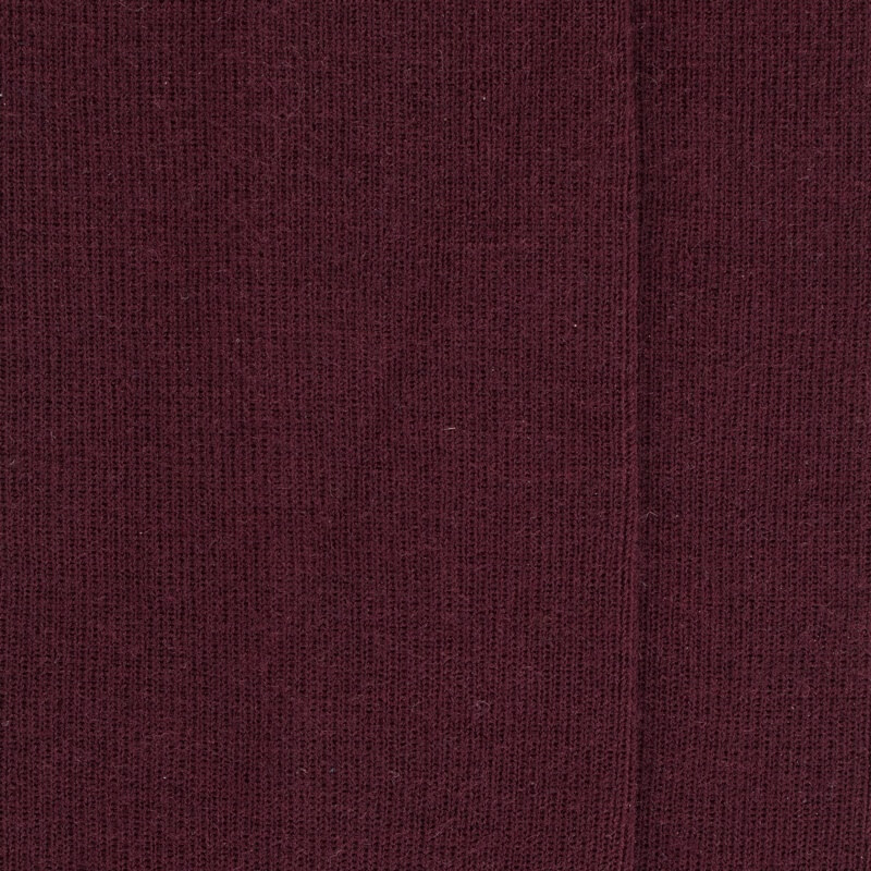 Wool socks with elastic-free edges - Aubergine | Doré Doré