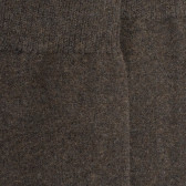 Women's long wool and cashmere plain socks - Green | Doré Doré