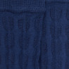 Kids' openwork cotton knee-high socks - Royal Blue | Doré Doré
