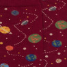 Planet cotton socks - Burgundy | Doré Doré