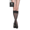 Silky-soft knee-high socks with active toning effect - Aubergine