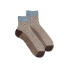 Women's long socks in viscose patterned Arabian design - Vanilla