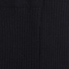 Women's plain wool ribbed socks - Black | Doré Doré