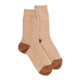 Women's polar wool socks - Beige Desert | Doré Doré