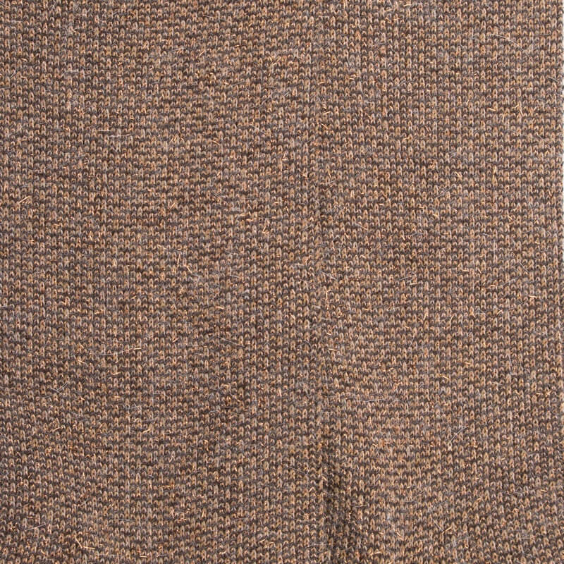 Women's glitter elastic-free wool and angora socks - Light brown | Doré Doré