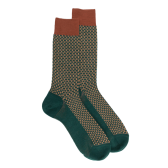 Men's wool woven socks in three colors - Grey-green iron | Doré Doré