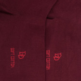 Women's fine gauge egyptian cotton socks - Aubergine | Doré Doré