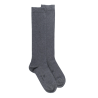 Women's fine gauge egyptian cotton socks - Oxford grey
