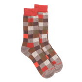 Men's checkered cotton socks - Multicoloured | Doré Doré