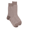Men's caviar patterned wool socks - Cream