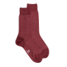 Men's caviar patterned wool socks - Red