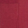 Men's wool and cotton rib vanisé socks - Red | Doré Doré