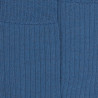 Men's wool ribbed socks - Blue Macadam | Doré Doré