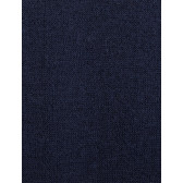 Plain knit cotton tights - Navy blue | Doré Doré