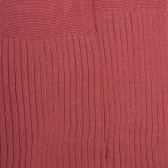 Men's ribbed socks made of 100% solid-colored Scottish thread - Pink | Doré Doré