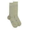 Men's fine gauge cotton lisle socks - Green Sage