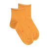 Women's fine gauge egyptian cotton ankle socks - Corn | Doré Doré