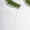 Women's short socks in plain cotton with contrasting cuff - White | Doré Doré