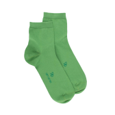 Men's plain cotton short socks - Avocado | Doré Doré