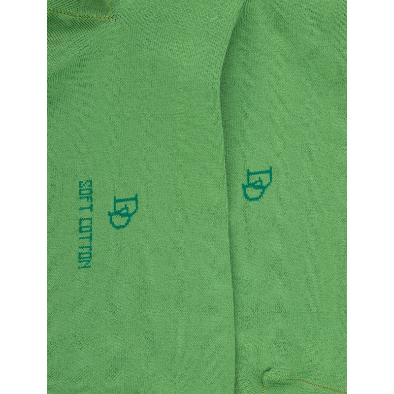 Men's plain cotton short socks - Avocado | Doré Doré