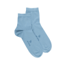 Men's plain cotton short socks - Grey