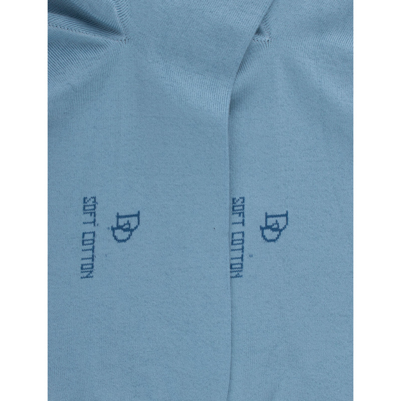 Men's plain cotton short socks - Grey | Doré Doré