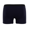 Underwear boxer shorts for men in plain stretch cotton with logoed elastic band - Dark blue | Doré Doré