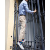 Men's checkered cotton socks - Fisherman's blue | Doré Doré
