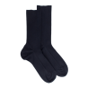 7-Pack men's comfort cotton socks with elastic-free edges - Dark navy blue